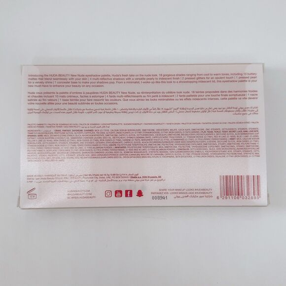 Huda Beauty The New Nude Eyeshadow Palette 18 Shades Brand New In Box Limited - Picture 7 of 16